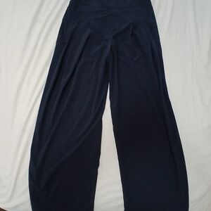 Athleta Dark Blue Wide High Rise Pants
